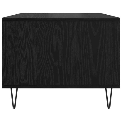 Coffee Table Black oak 60 x 50 x 40 cm Engineered wood