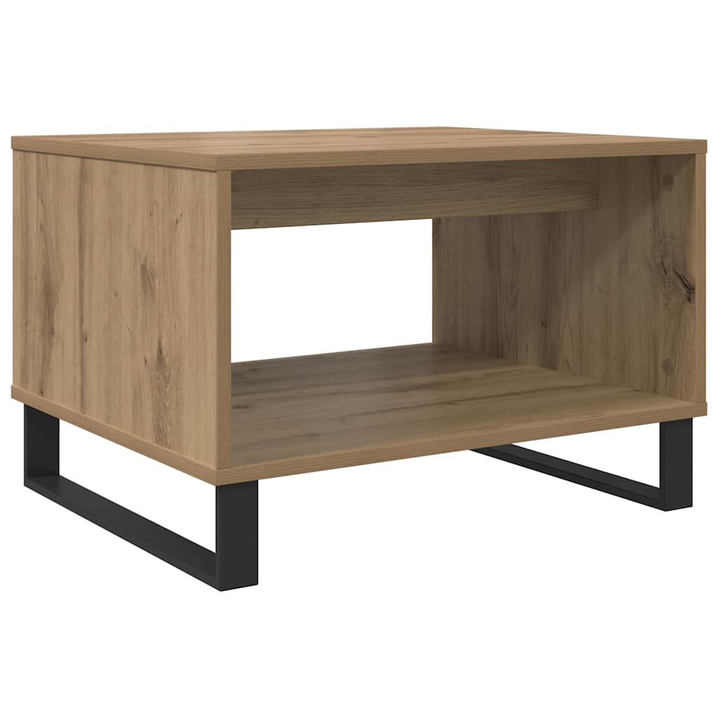 Coffee Table Artisan oak 60 x 50 x 40 cm Engineered wood