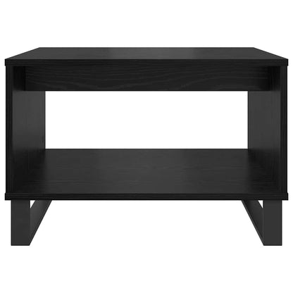 Coffee Table Black oak 60 x 50 x 40 cm Engineered wood