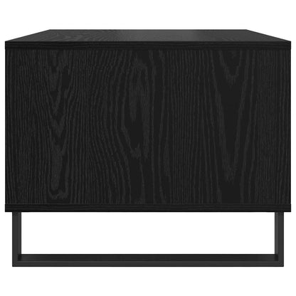 Coffee Table Black oak 60 x 50 x 40 cm Engineered wood