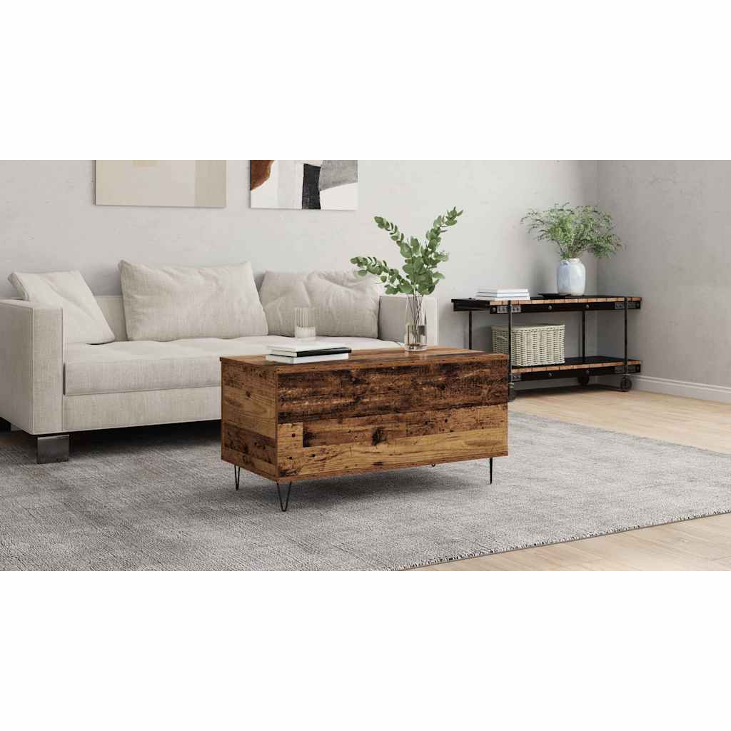 Coffee Table Old wood 90 x 44.5 x 45 cm Engineered wood