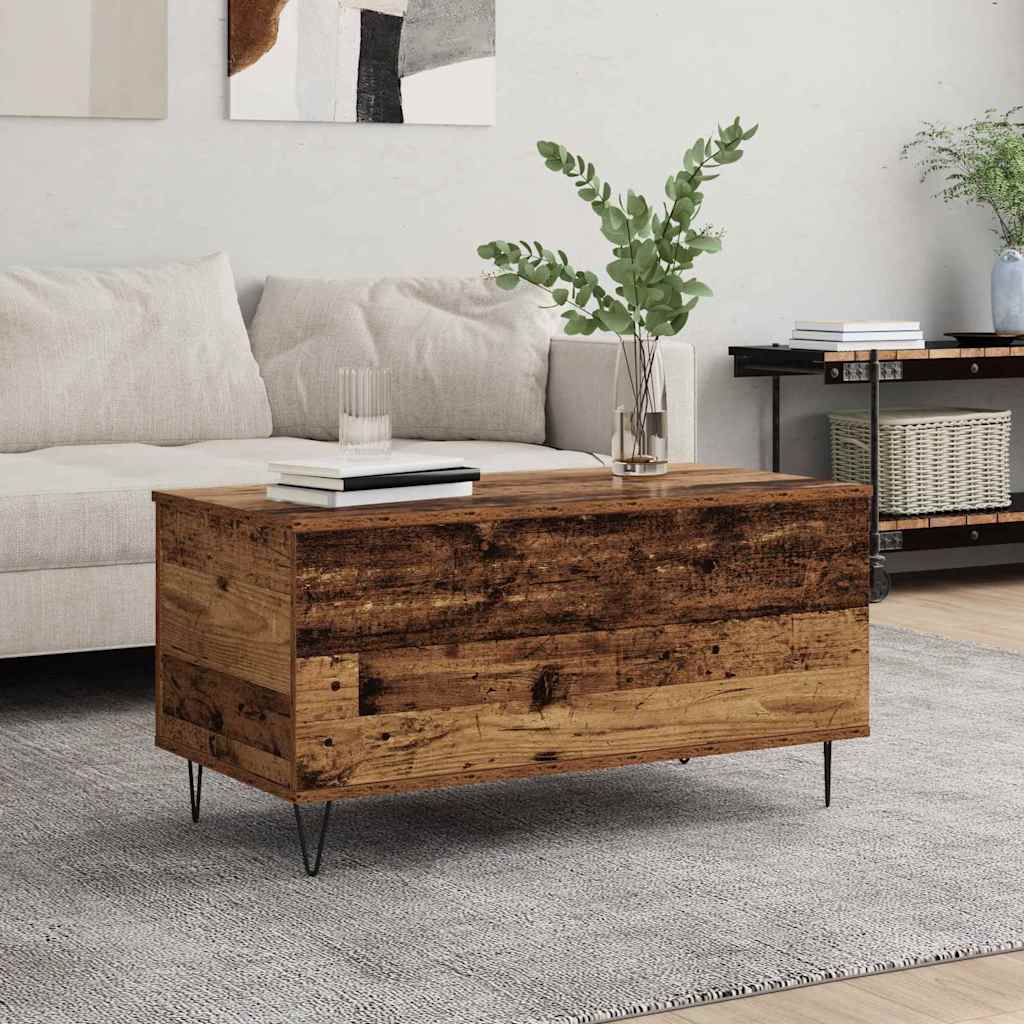 Coffee Table Old wood 90 x 44.5 x 45 cm Engineered wood