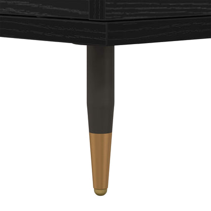 Highboard Black 60 x 36 x 110 cm Engineered wood