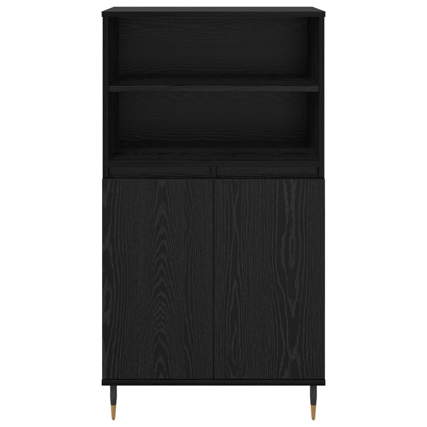 Highboard Black 60 x 36 x 110 cm Engineered wood