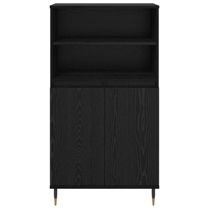 Highboard Black 60 x 36 x 110 cm Engineered wood