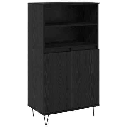 Highboard Black 60 x 36 x 110 cm Engineered wood