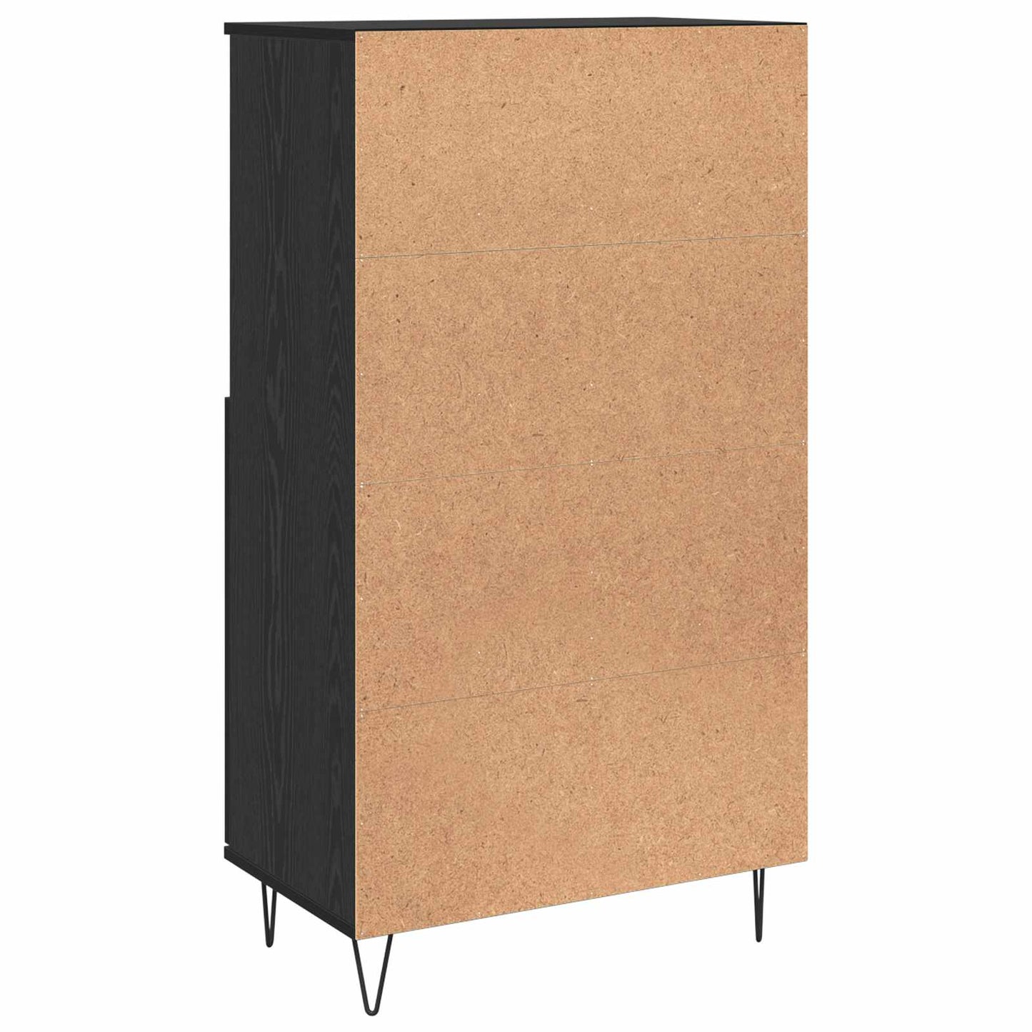 Highboard Black 60 x 36 x 110 cm Engineered wood