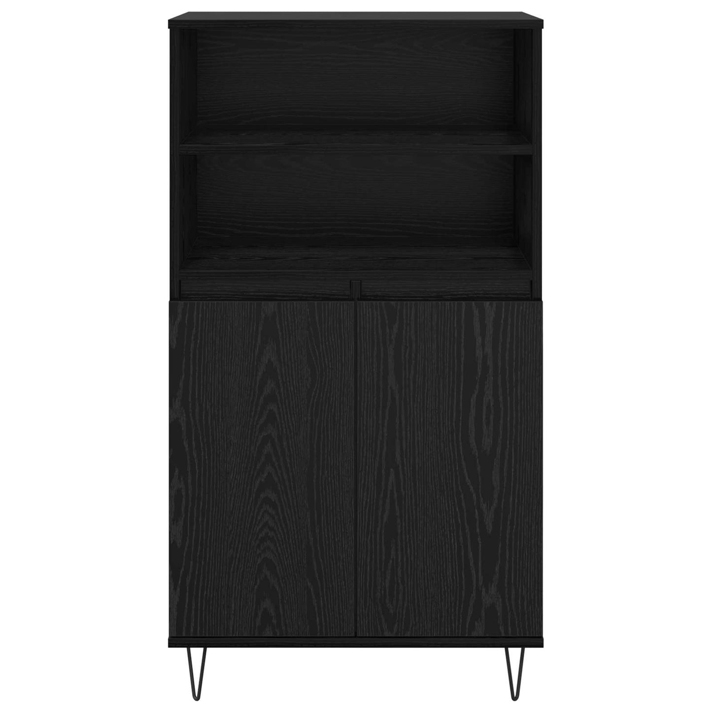 Highboard Black 60 x 36 x 110 cm Engineered wood