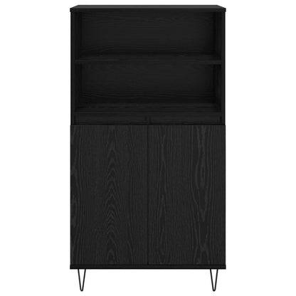 Highboard Black 60 x 36 x 110 cm Engineered wood