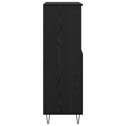 Highboard Black 60 x 36 x 110 cm Engineered wood