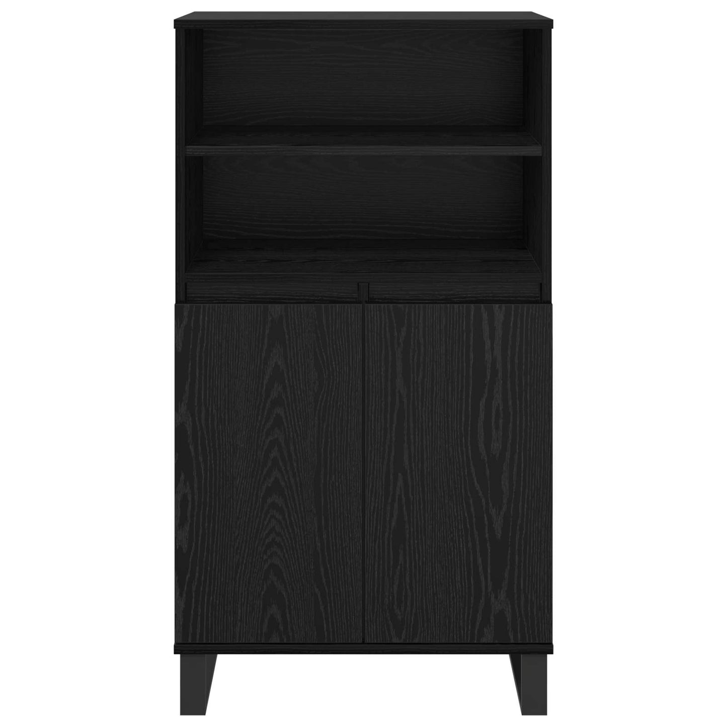 Highboard Black 60 x 36 x 110 cm Engineered wood