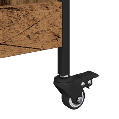 Kitchen Trolley Old Wood 70 x 30 x 82 cm Engineered Wood