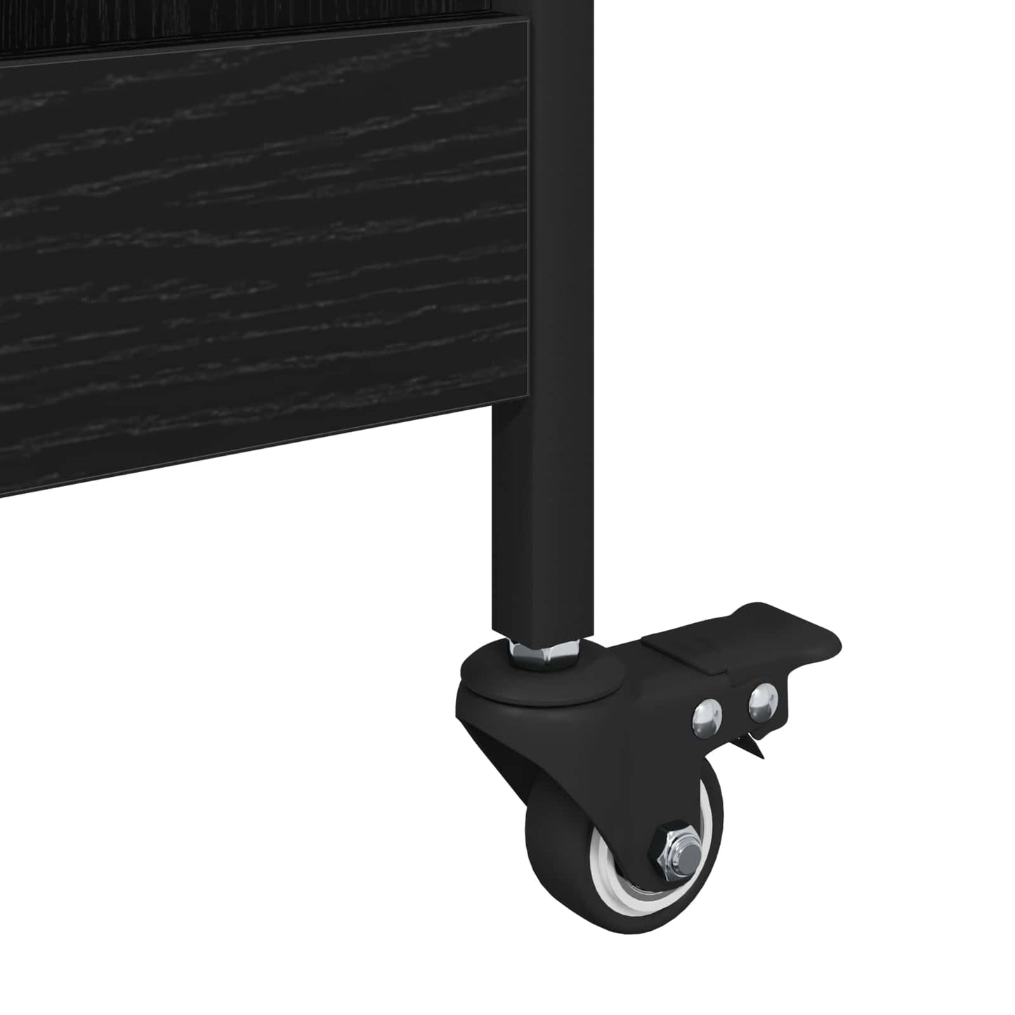 Kitchen Trolley Black Oak 70 x 30 x 82 cm Engineered Wood