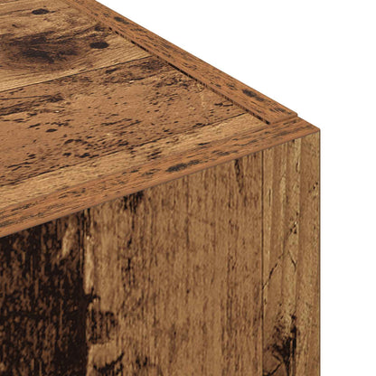 Office Cabinet Black Oak 60 x 32 x 115 cm Engineered Wood