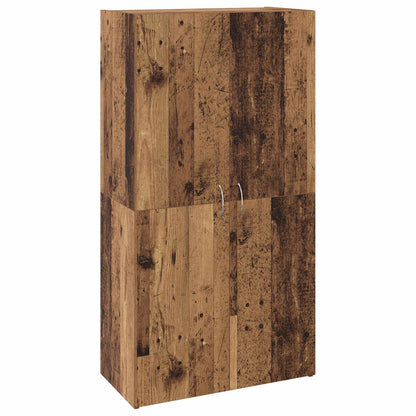 Office Cabinet Old Wood 60 x 32 x 115 cm Engineered Wood