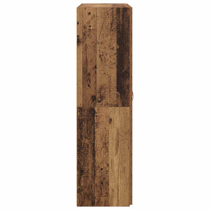 Office Cabinet Old Wood 60 x 32 x 115 cm Engineered Wood