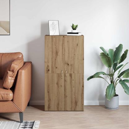 Office Cabinet Artisan Oak 60 x 32 x 115 cm Engineered Wood