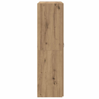 Office Cabinet Artisan Oak 60 x 32 x 115 cm Engineered Wood