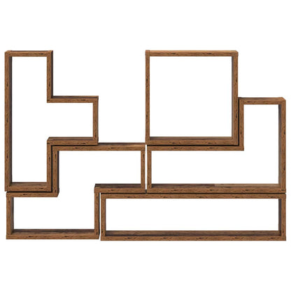 Wall Shelf Wall-Mounted Old Wood 96 x 12 x 64 cm