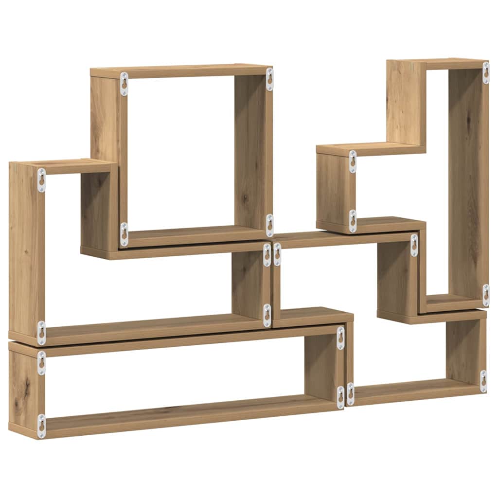 Wall Shelf Wall-Mounted Artisan Oak 96 x 12 x 64 cm