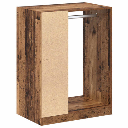 Wardrobe with Shelf with Storage Old Wood 77 x 48 x 102 cm
