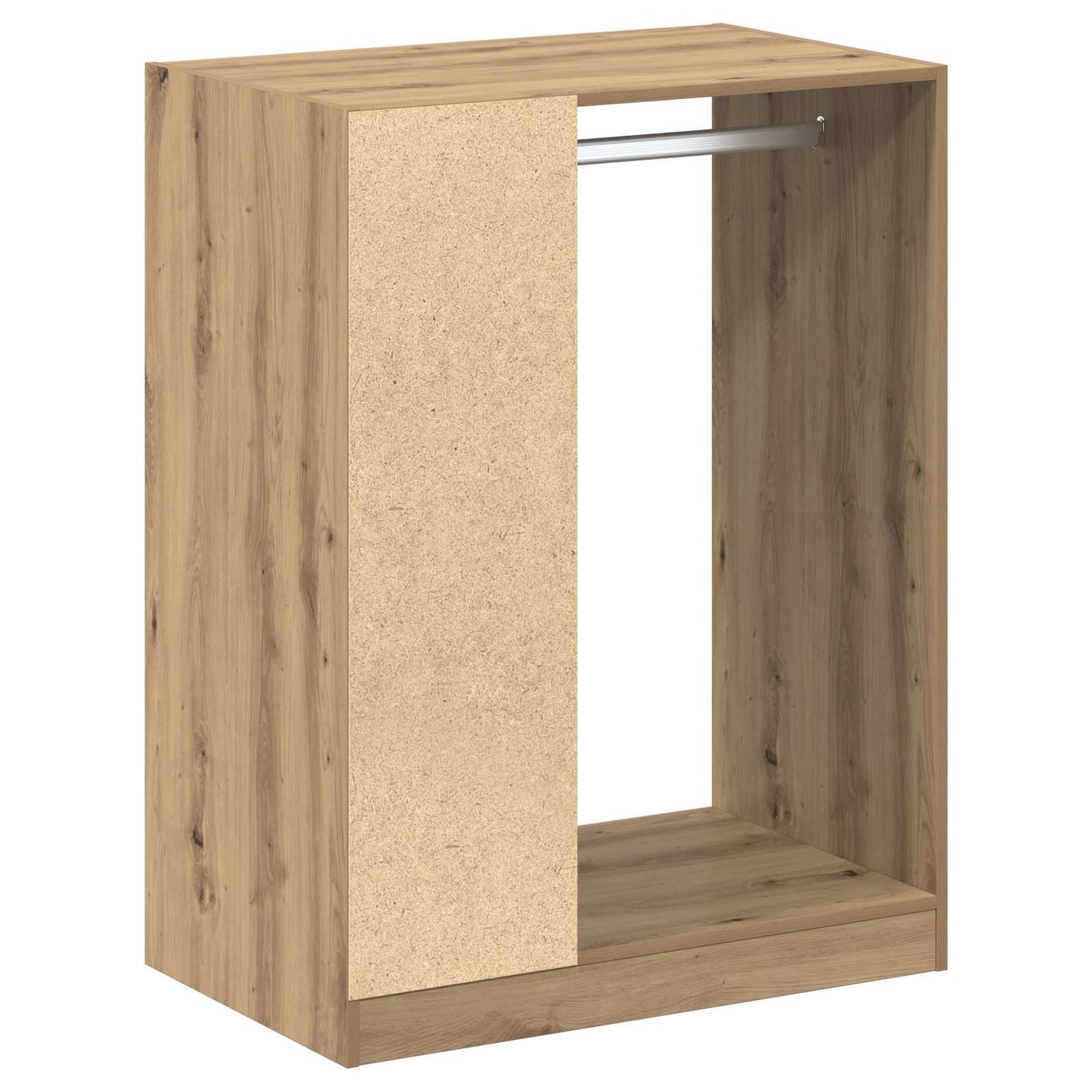 Wardrobe with Shelf with Storage Artisan Oak 77 x 48 x 102 cm