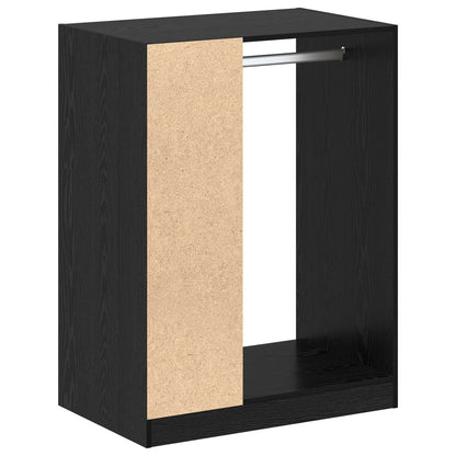 Wardrobe Black Oak 77 x 48 x 102 cm Engineered Wood
