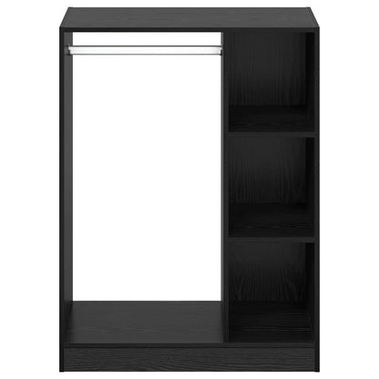 Wardrobe Black Oak 77 x 48 x 102 cm Engineered Wood