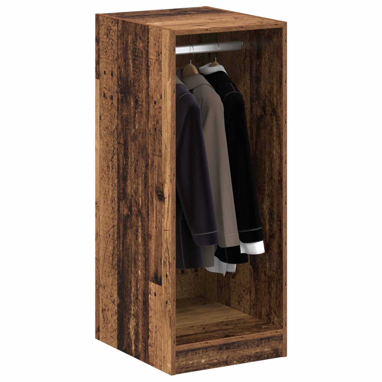 Wardrobe with Shelf with Storage Old Wood 41 x 48 x 102 cm