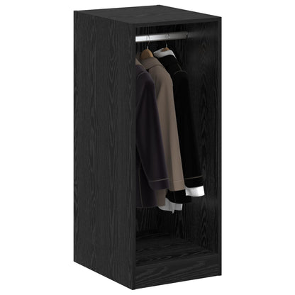 Wardrobe with Shelf with Storage Black Oak 41 x 48 x 102 cm