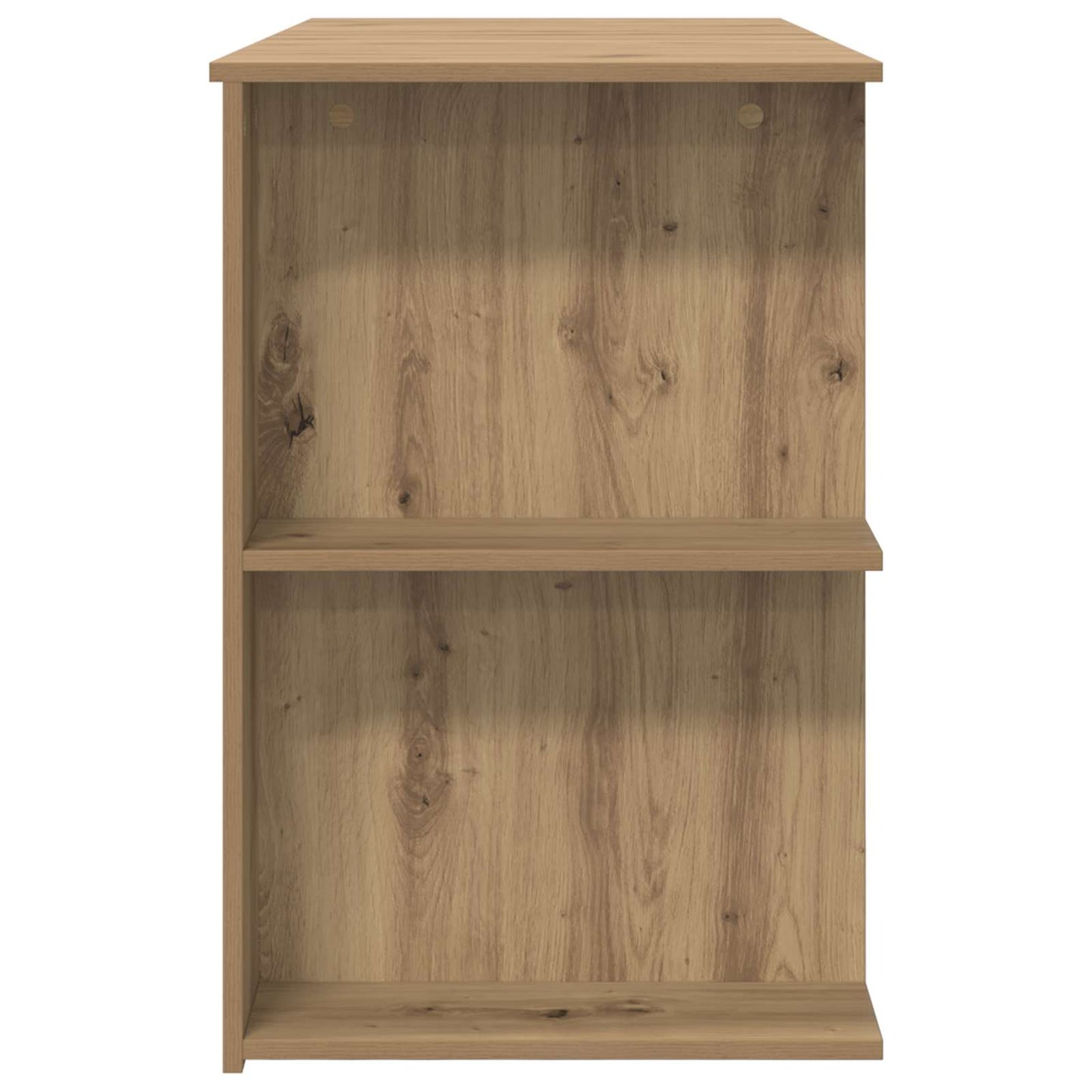 Desk with Shelf Artisan oak 140 x 50 x 75 cm Engineered wood