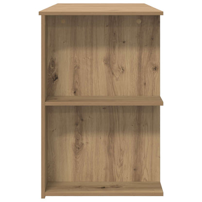 Desk with Shelf Artisan oak 140 x 50 x 75 cm Engineered wood