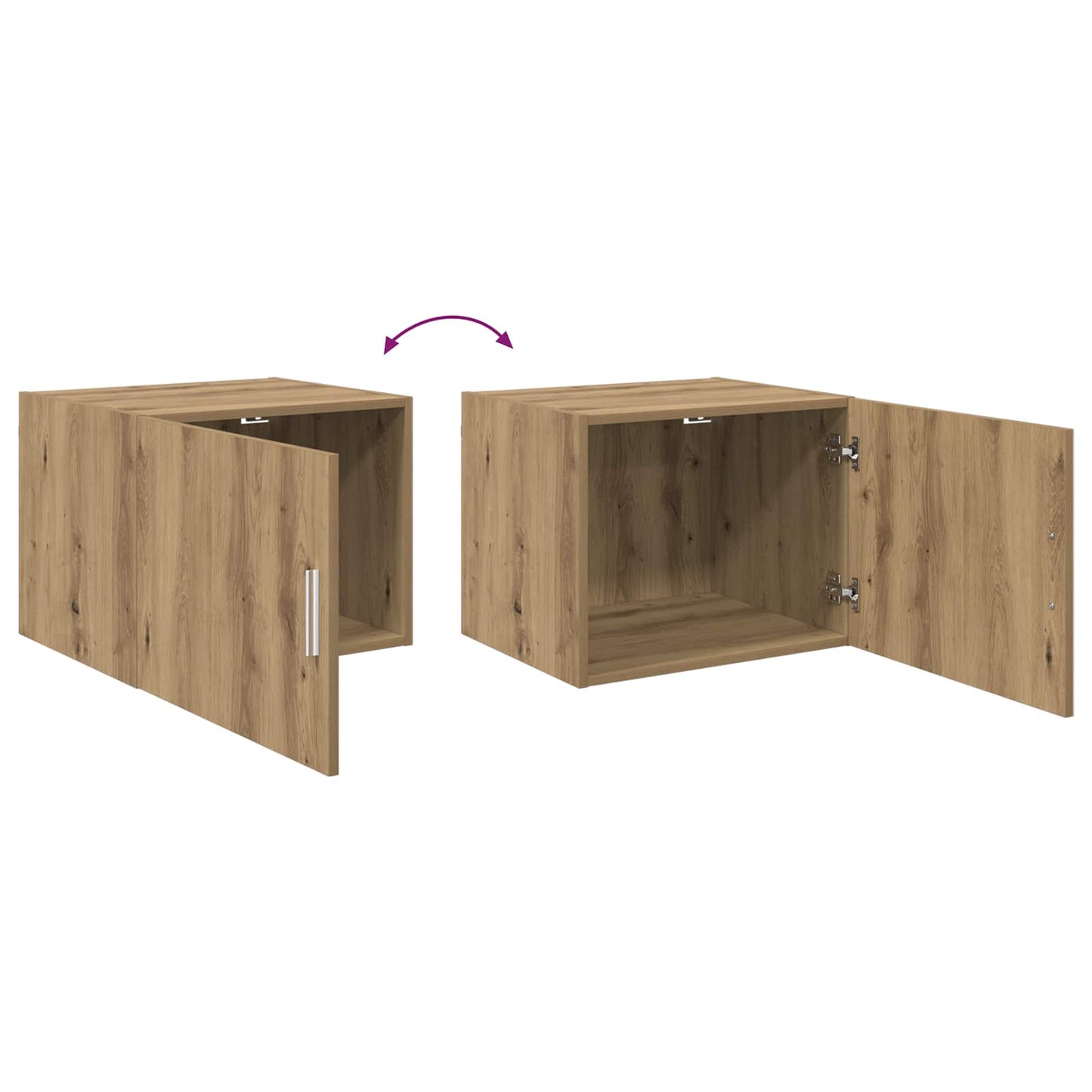 Wall Cabinet Artisan oak 50 x 42.5 x 40 cm Engineered Wood
