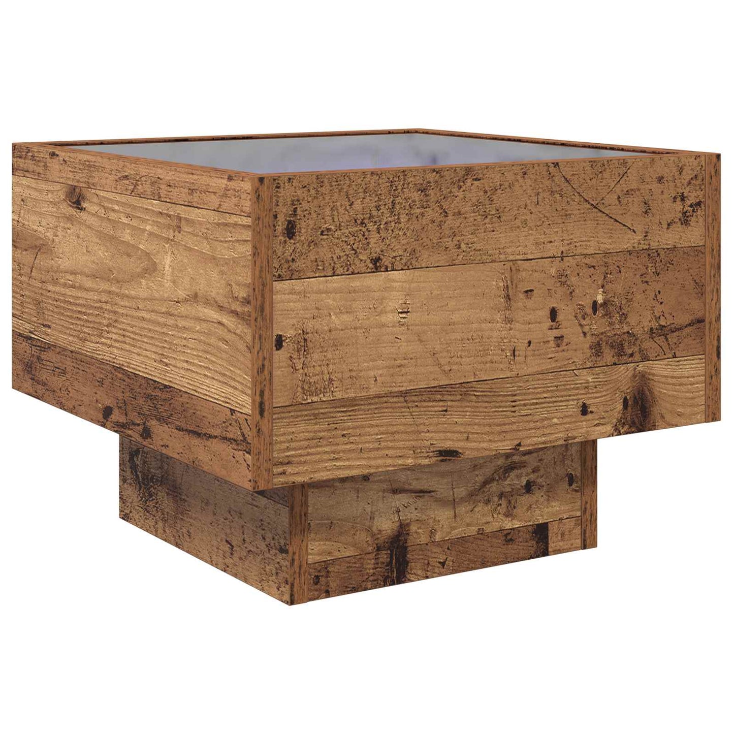 Coffee Table Old wood 40 x 40 x 30 cm Engineered wood