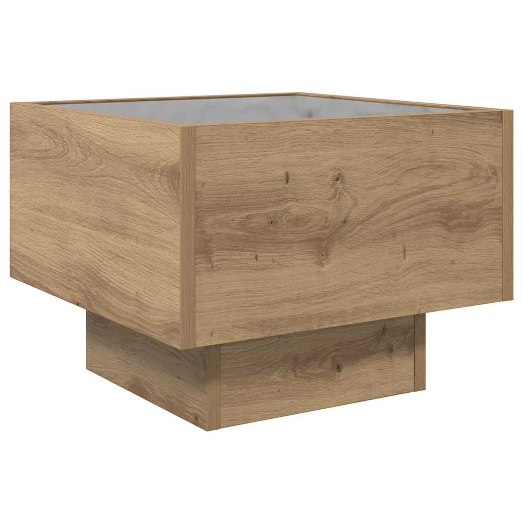 Coffee Table Artisan oak 40 x 40 x 30 cm Engineered wood
