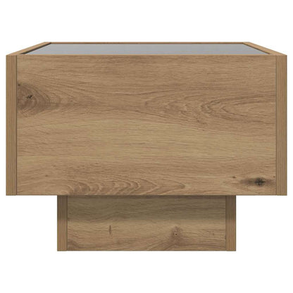 Coffee Table Artisan oak 40 x 40 x 30 cm Engineered wood