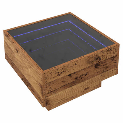 Coffee Table Old wood 50 x 50 x 30 cm Engineered wood