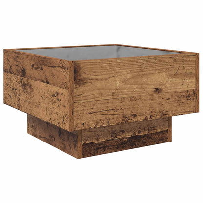 Coffee Table Old wood 50 x 50 x 30 cm Engineered wood