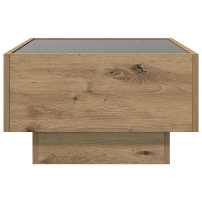 Coffee Table Artisan oak 50 x 50 x 30 cm Engineered wood