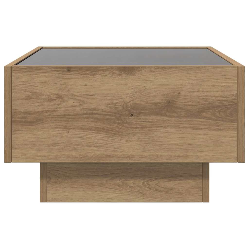Coffee Table Artisan oak 50 x 50 x 30 cm Engineered wood