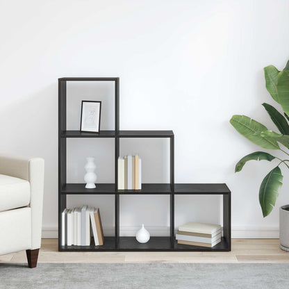 Room Divider Bookcase 6-Tier 99 x 29 x 99 cm Engineered Wood