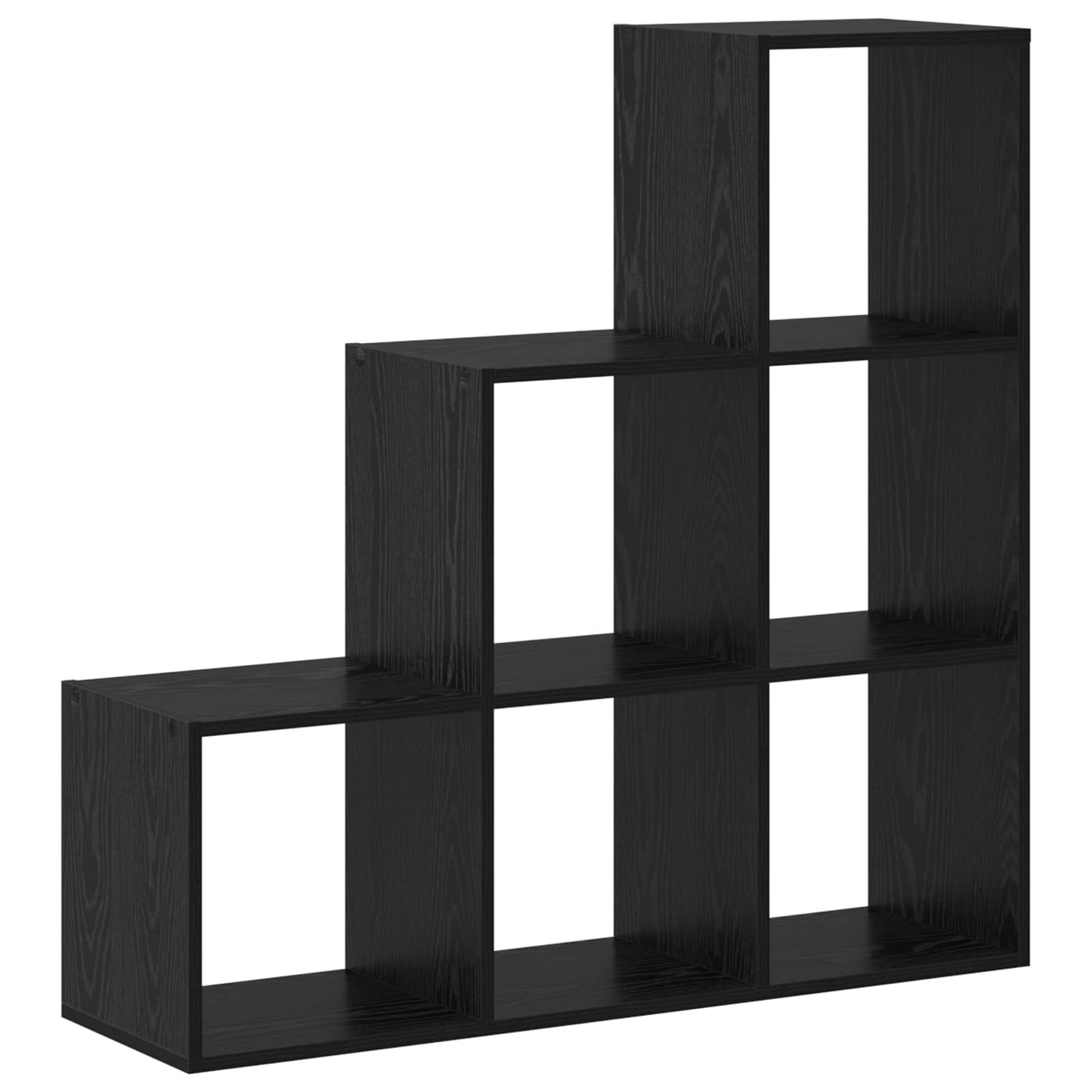 Room Divider Bookcase 6-Tier 99 x 29 x 99 cm Engineered Wood