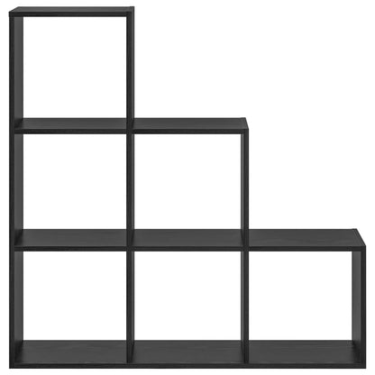Room Divider Bookcase 6-Tier 99 x 29 x 99 cm Engineered Wood