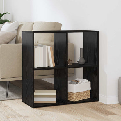 Book Cabinet 4-Tier 69.5 x 29 x 69.5 cm Engineered Wood