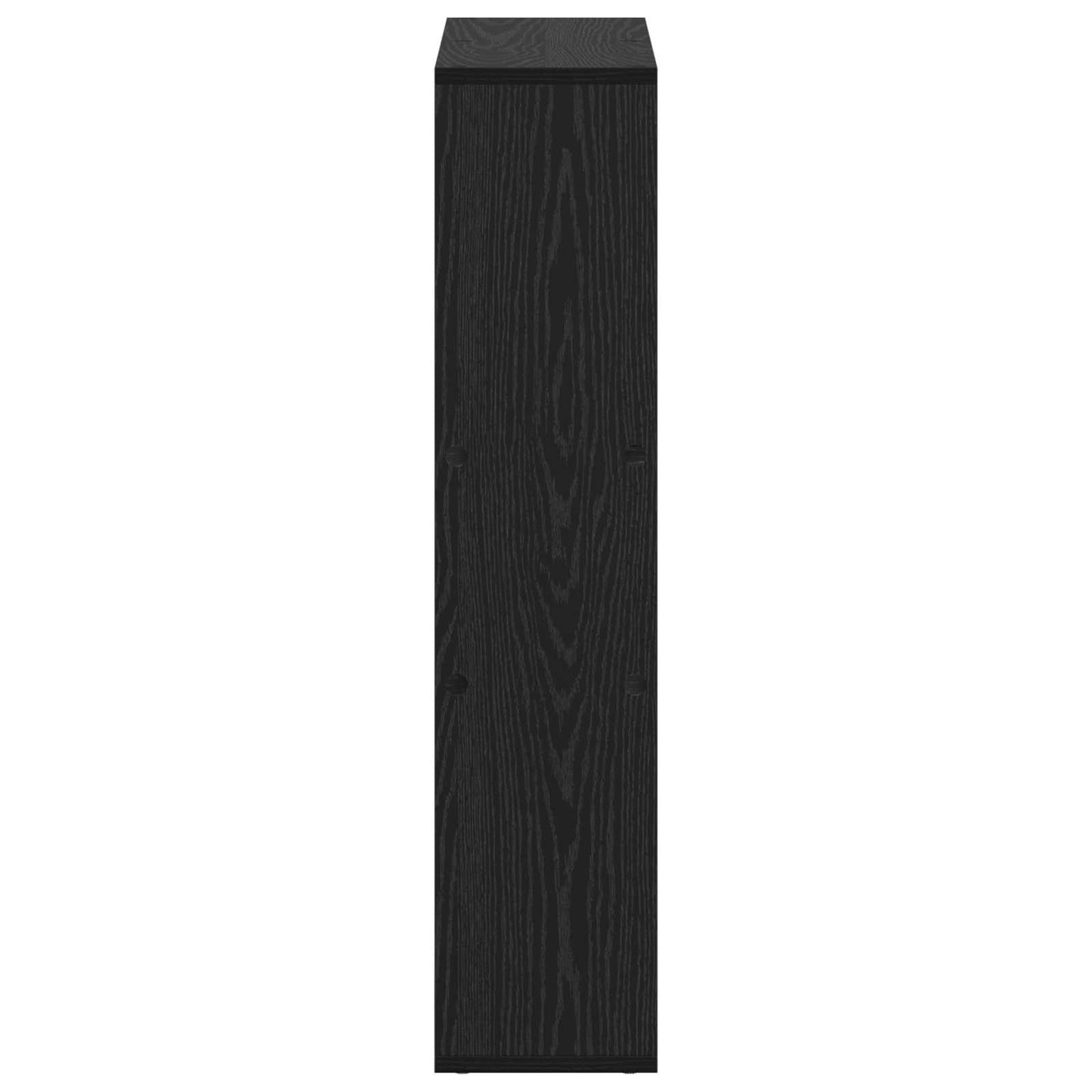 Book Cabinet Black Oak 63 x 20 x 90 cm Engineered Wood