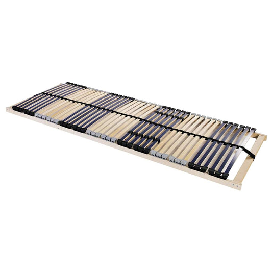 Slatted Bed Base Brown 70 x 190 cm Solid Beech Wood