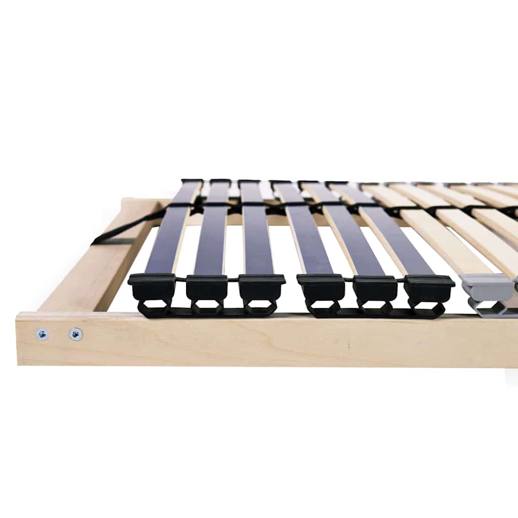 Slatted Bed Base Brown 80 x 190 cm Solid Beech Wood