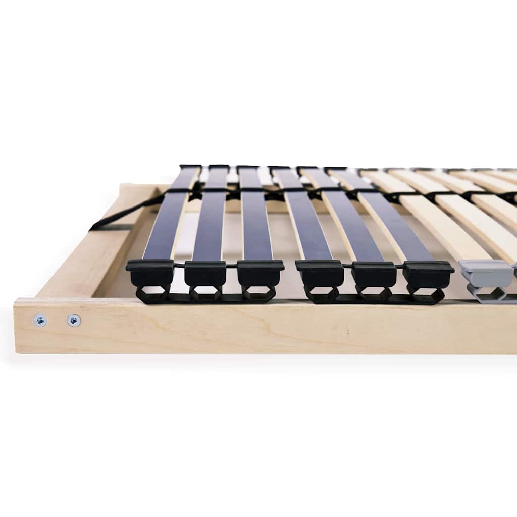 Slatted Bed Base Brown 80 x 190 cm Solid Beech Wood