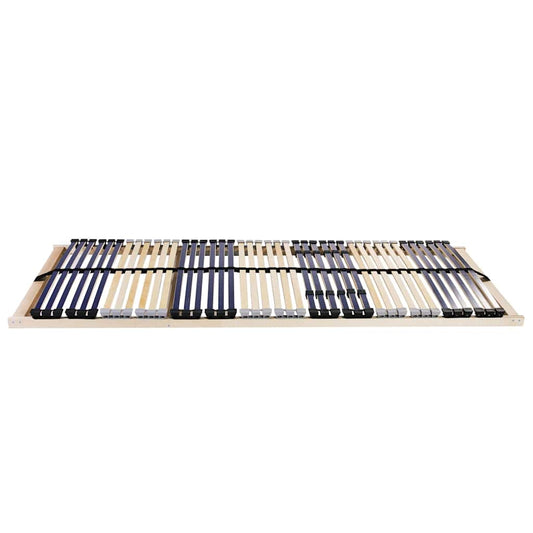 Slatted Bed Base Brown 90 x 190 cm Solid Beech Wood