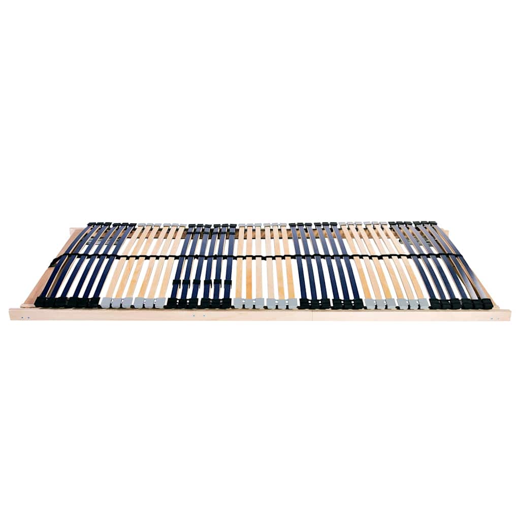 Slatted Bed Base Manual Brown 90 x 190 cm Solid Beech Wood